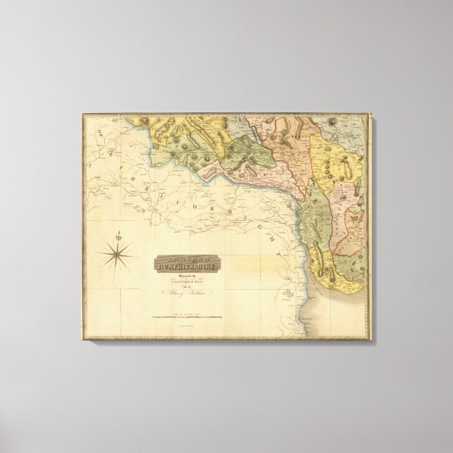 Lienzo South Dumfriesshire (Anverso)