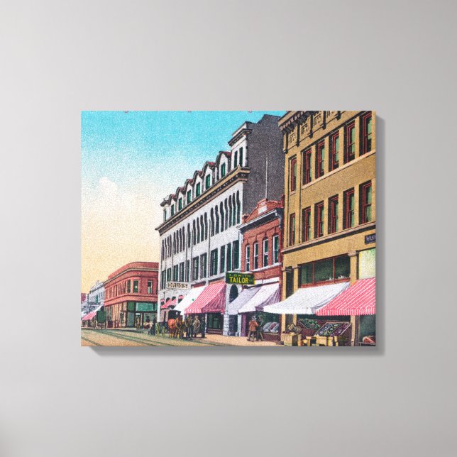 Lienzo Southern View desde Elk StreetBellingham, WA (Anverso)