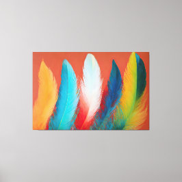 Lienzo Southwest Feathers