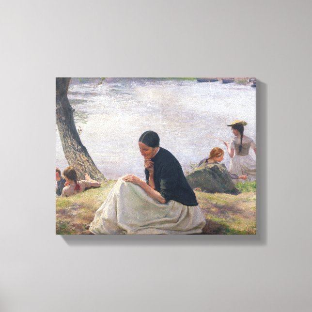 Lienzo Souvenir, 1891 (Anverso)