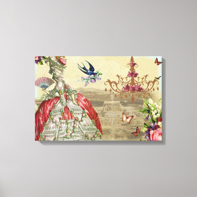 Lienzo Souvenirs de Versailles (Anverso)