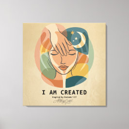 Lienzo Soy Creado - Mano de Gracia
