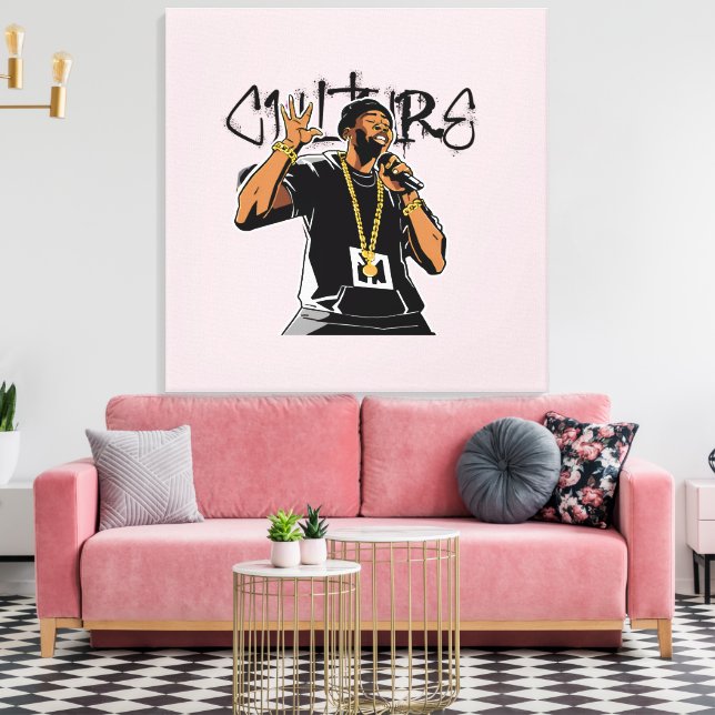 Lienzo Soy lo que la cultura se siente (Insitu (Sala de estar))