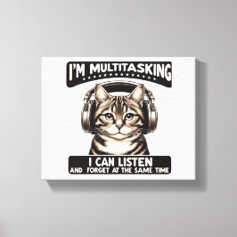 Lienzo Soy multitarea, puedo escuchar