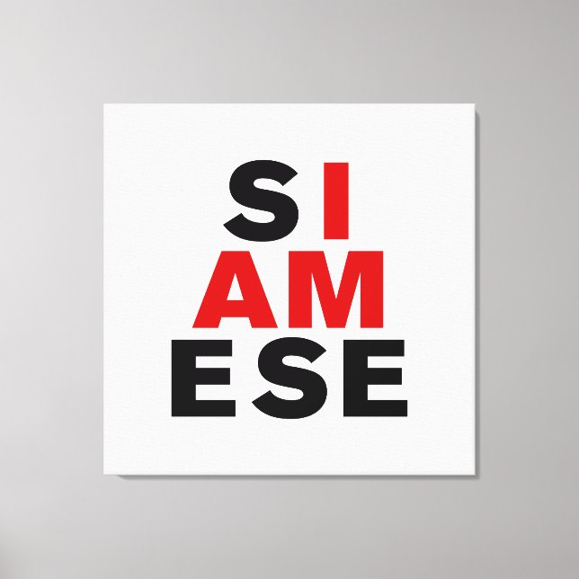 LIENZO SOY SIAMÉS (Anverso)