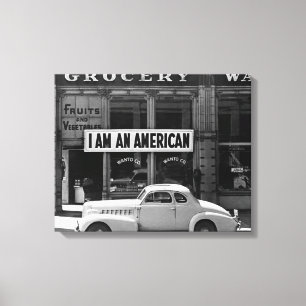 Lienzo Soy un americano, 1942
