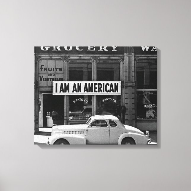 Lienzo Soy un americano, 1942 (Anverso)