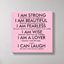 LIENZO SOY UN POSTER FUERTE