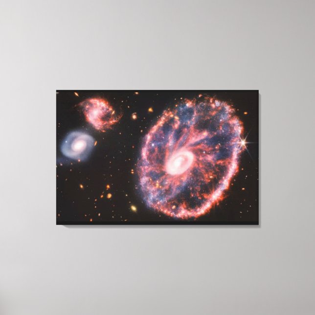 Lienzo SPACE ART #34 Cartwheel Galaxy (Anverso)