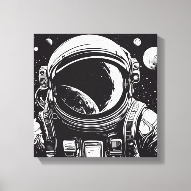 LIENZO SPACEWALK-EVA 3 (Anverso)