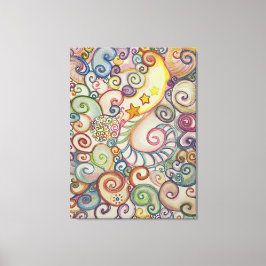 Lienzo spiral drawing