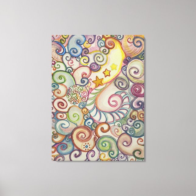 Lienzo spiral drawing  (Anverso)