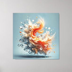 Lienzo Splash Tropical
