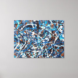 Lienzo SPLATTER COLORIDO LXVII - Pintura de acción -
