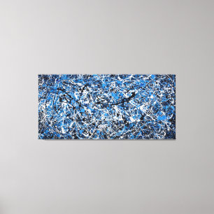 Lienzo SPLATTER COLORIDO VII - Pintura de acción -Resumen