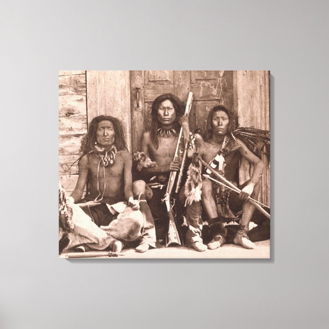 Lienzo Spokane Indians, 1861 (foto de abajo) (Anverso)