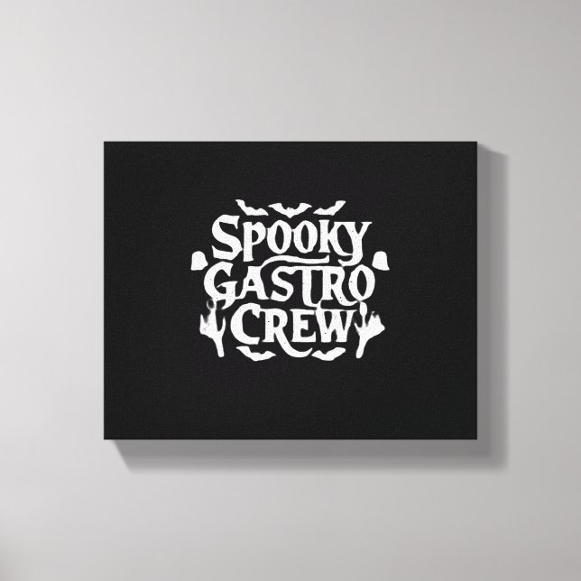 Lienzo Spooky Gastro Crew Gastro Nurse Halloween Classic (Anverso)