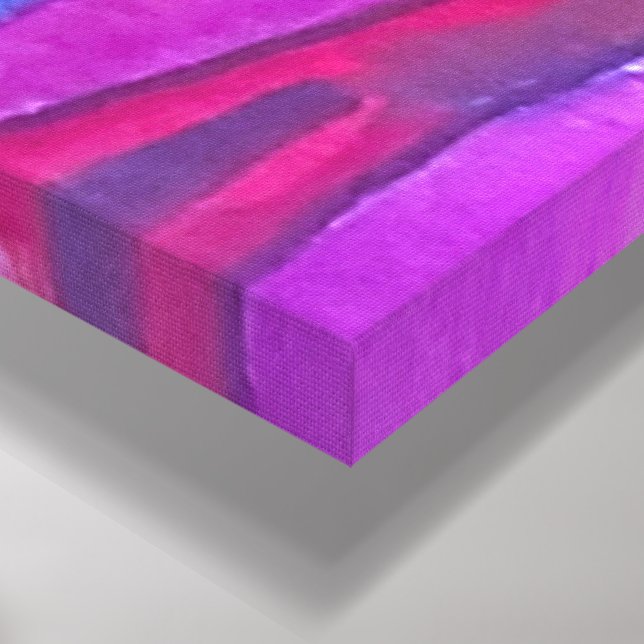 Lienzo Spooky Halloween Houses Watercolor (Esquina (abajo))