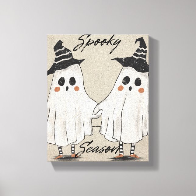 Lienzo Spooky Season Squad Stretched Canvas Print (Anverso)