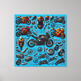 Lienzo Sports Motorcycles : Speed and Performance