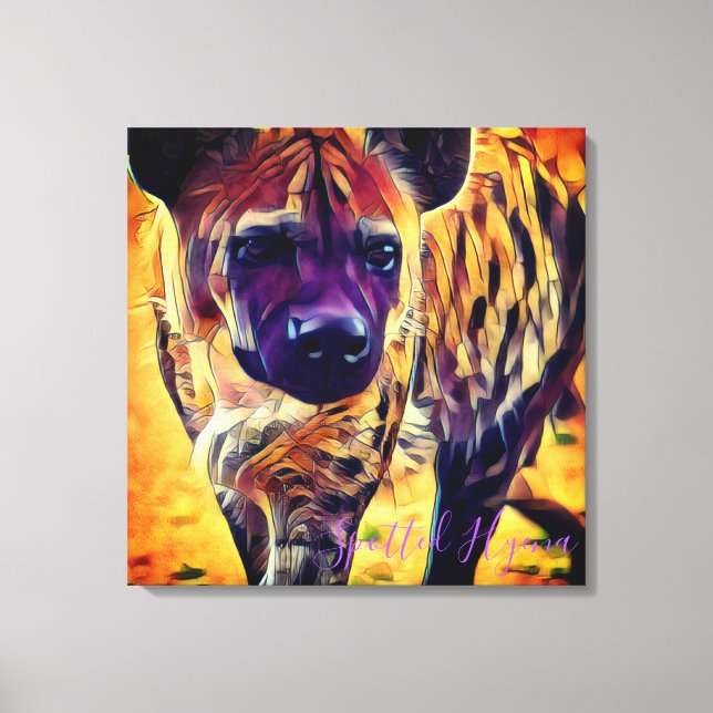 Lienzo Spotted Hyena [Premium Canvas] (Anverso)