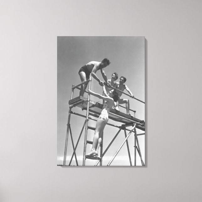 Lienzo Springboard (Anverso)