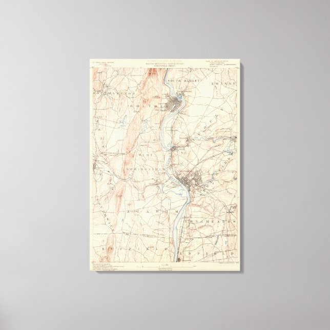 Lienzo Springfield, Massachusetts (Anverso)