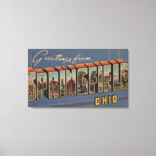 Lienzo Springfield, Ohio - escenas grandes de la letra