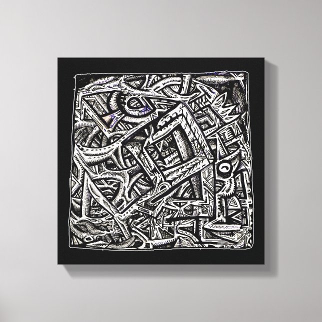 Lienzo Square One, de Brian Benson (Anverso)