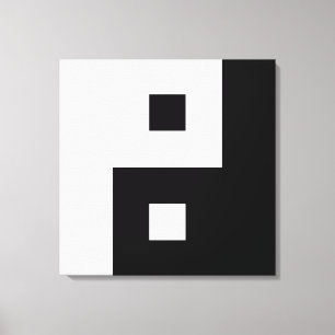 Lienzo Square Yin Yang