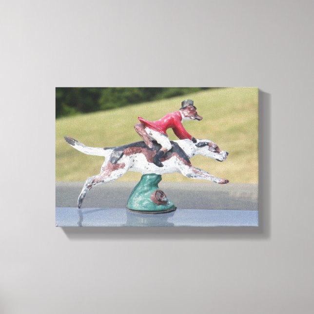 Lienzo Sr. Fox Foxaching (Anverso)