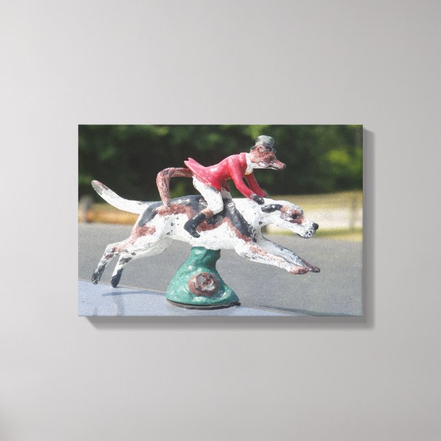 Lienzo Sr. Fox Foxaching (Anverso)