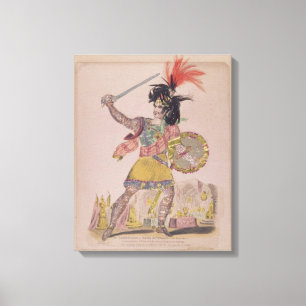 Lienzo Sr. Gomersall en el papel del conde Douglas