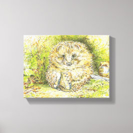 Lienzo Sr. Pricky Pin (Hedgehog) (de Beatrix Potter)