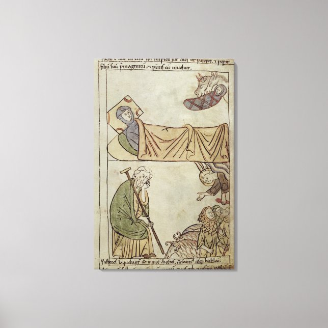 Lienzo Sra. 108 fol.168 La Natividad, de una Biblia (Anverso)