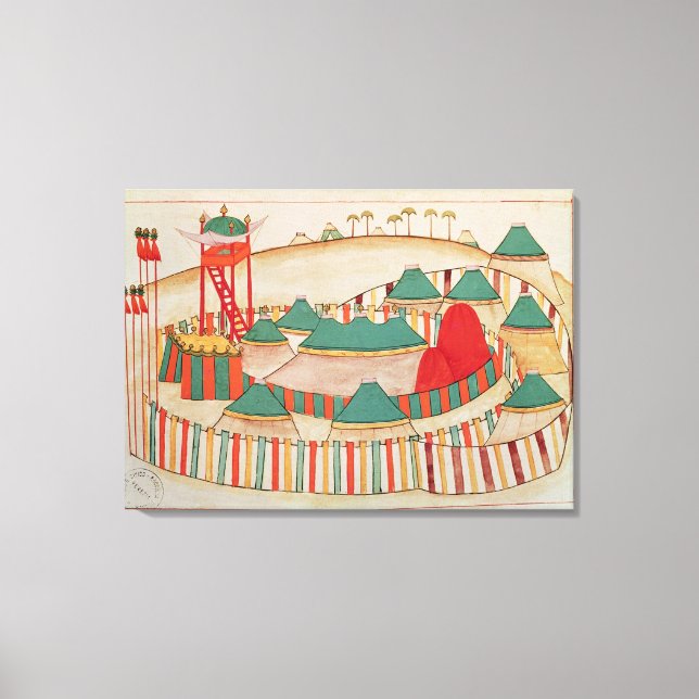 Lienzo Sra. 1671 Campamento Imperial, c.1580 (Anverso)