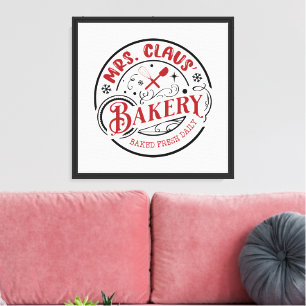 Lienzo Sra. Clause Bakery Granja