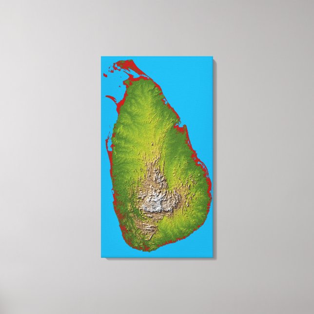 Lienzo Sri Lanka (Anverso)