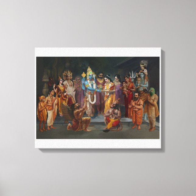 Lienzo Srinivasa Kalyanam Canvas Wall Art (Anverso)
