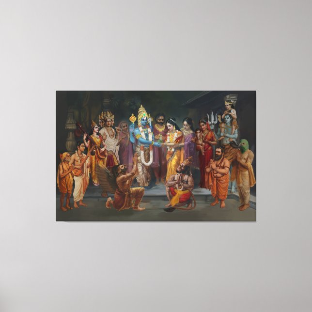 Lienzo Srinivasa Kalyanam Canvas Wall Art (Anverso)