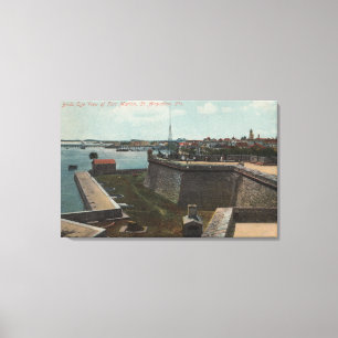 Lienzo St Augustine, la Florida - antena del pie Marion