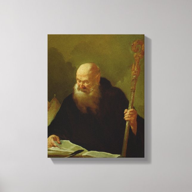 Lienzo St. Benedict (Anverso)