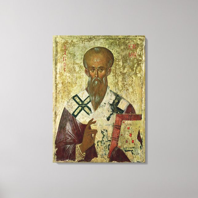 Lienzo St. Clement, siglos XIV-XV (Anverso)