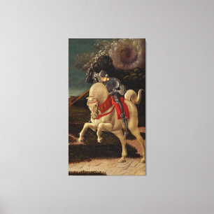 Lienzo St. George y el Dragon (detalle), c.1470