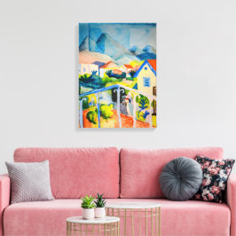 Lienzo St Germain cerca de Túnez | Auguste Macke |