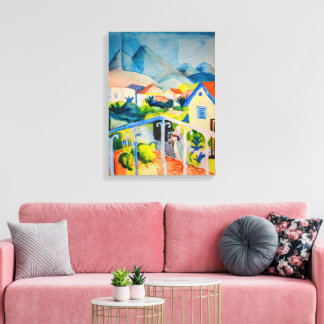 Lienzo St Germain cerca de Túnez | Auguste Macke |