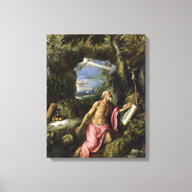 Lienzo St. Jerome (Anverso)