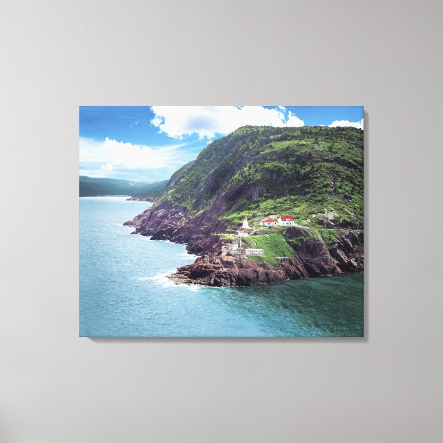 Lienzo St. John's, Terranova, Canadá, fuerte histórico (Anverso)