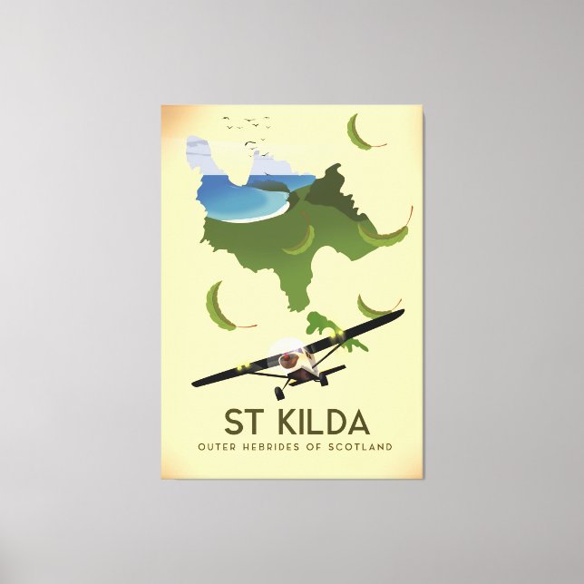 Lienzo St Kilda, Hébridas Exteriores Escocia (Anverso)