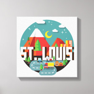 Lienzo St. Louis, Diseño Geométrico de Missouri